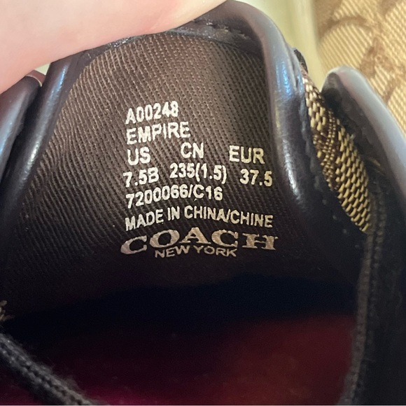 Coach Empire Monogram Sneaker - Picture 7 of 7